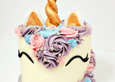 Enhjørning kage (15 pers.)